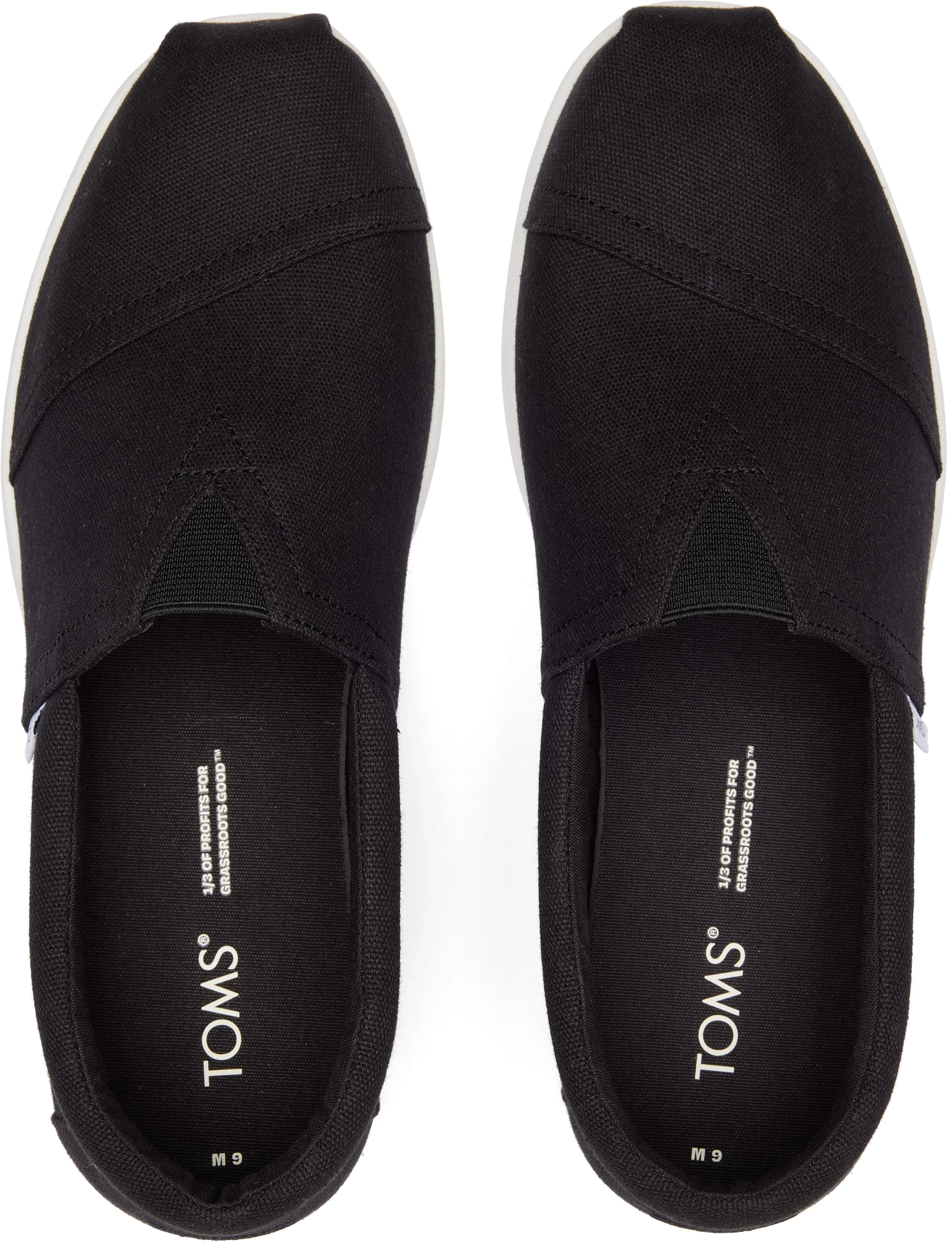 Alpargata FWD - Black Recycled Cotton Canvas - Image 4