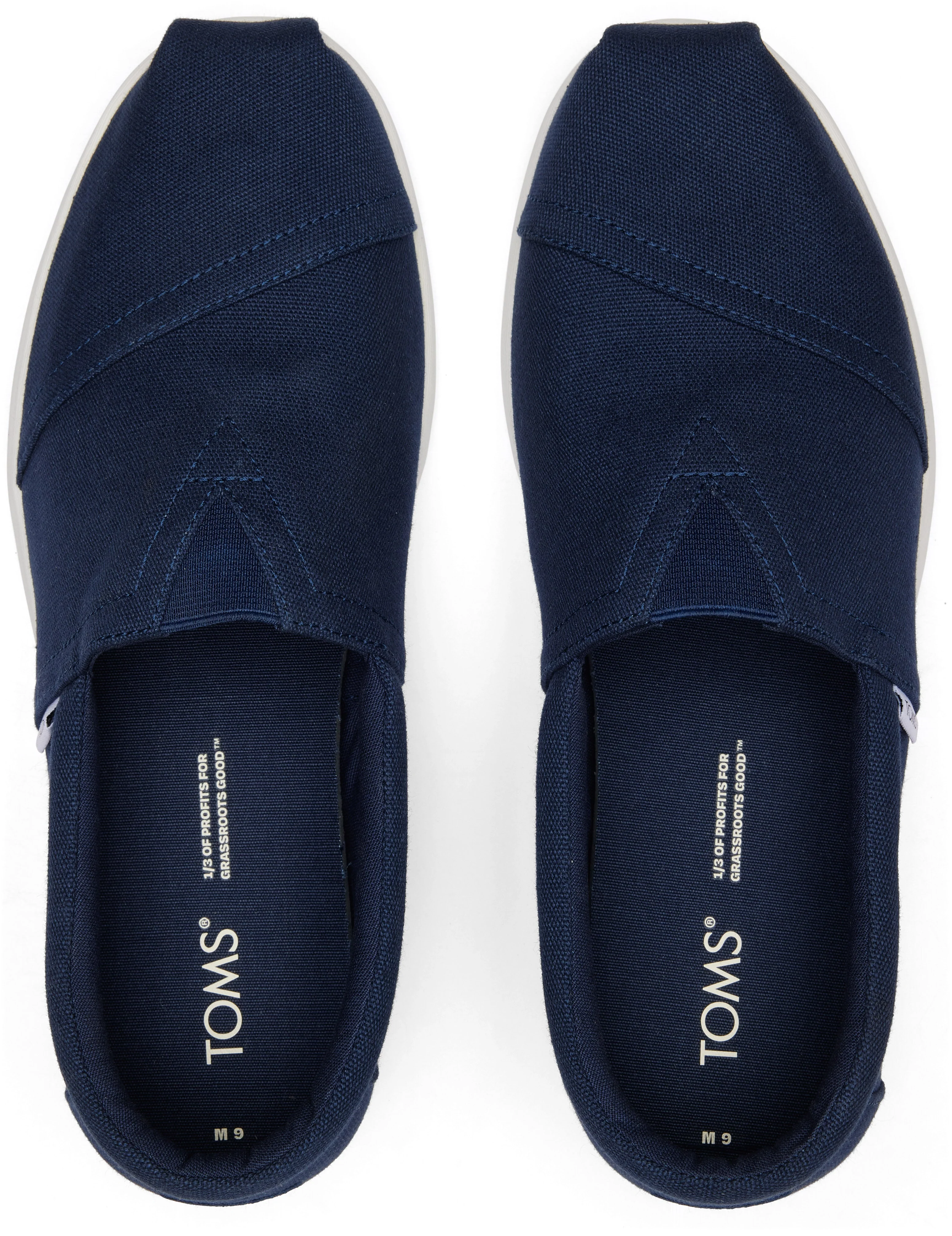 Alpargata FWD - Navy Recycled Cotton Canvas - Image 5