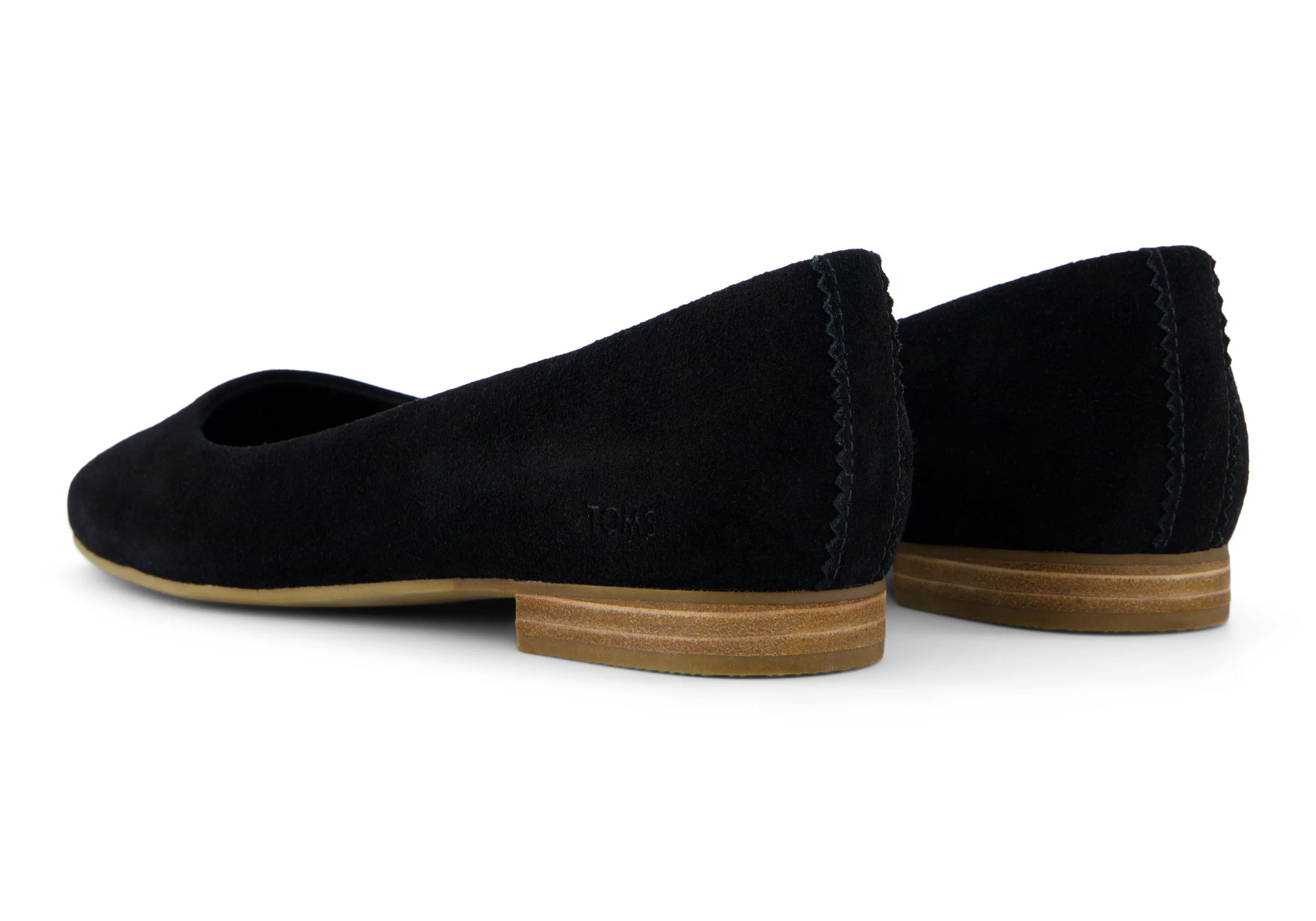 Briella Ballet Flat - Black Suede - Image 4