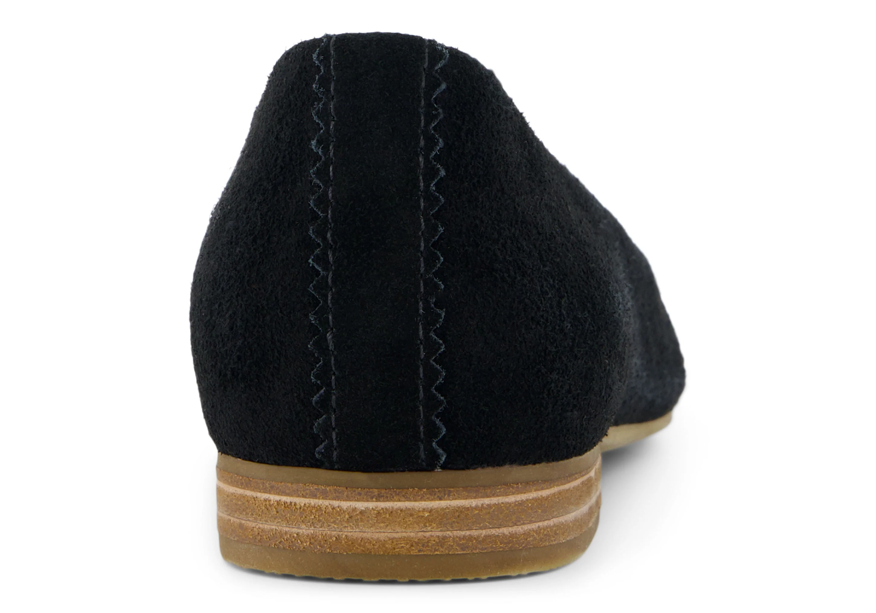 Briella Ballet Flat - Black Suede - Image 6
