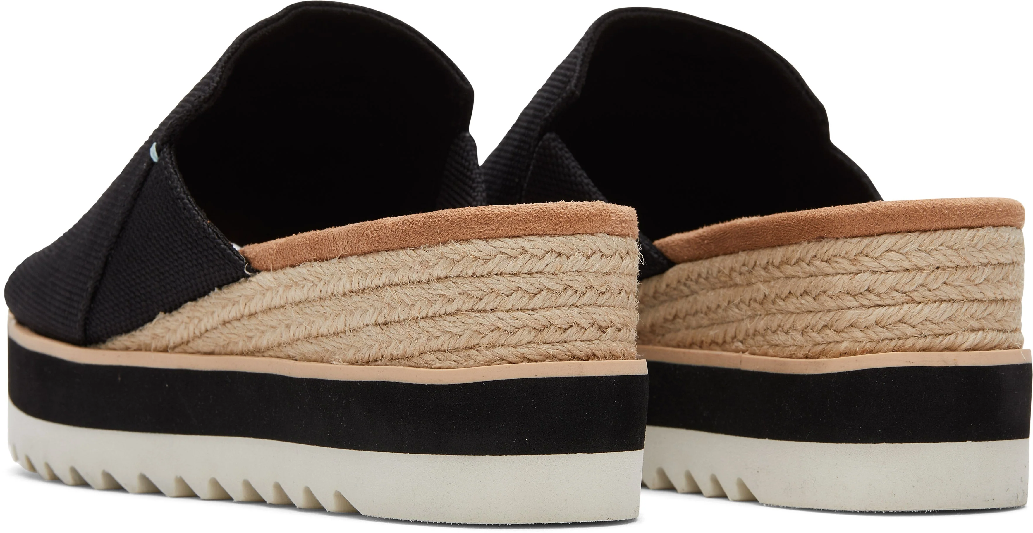 Diana Mule Sandal Wide Fit - Black Canvas - Image 4